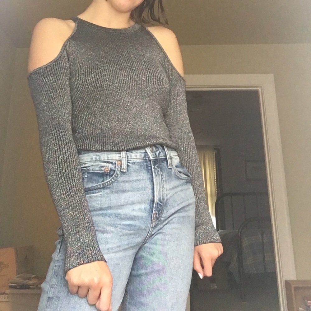 H&M Cold Shoulder Sweater